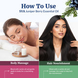 SVA ORGANICS roll-on casero preparado con aceite portador y bayas de enebro