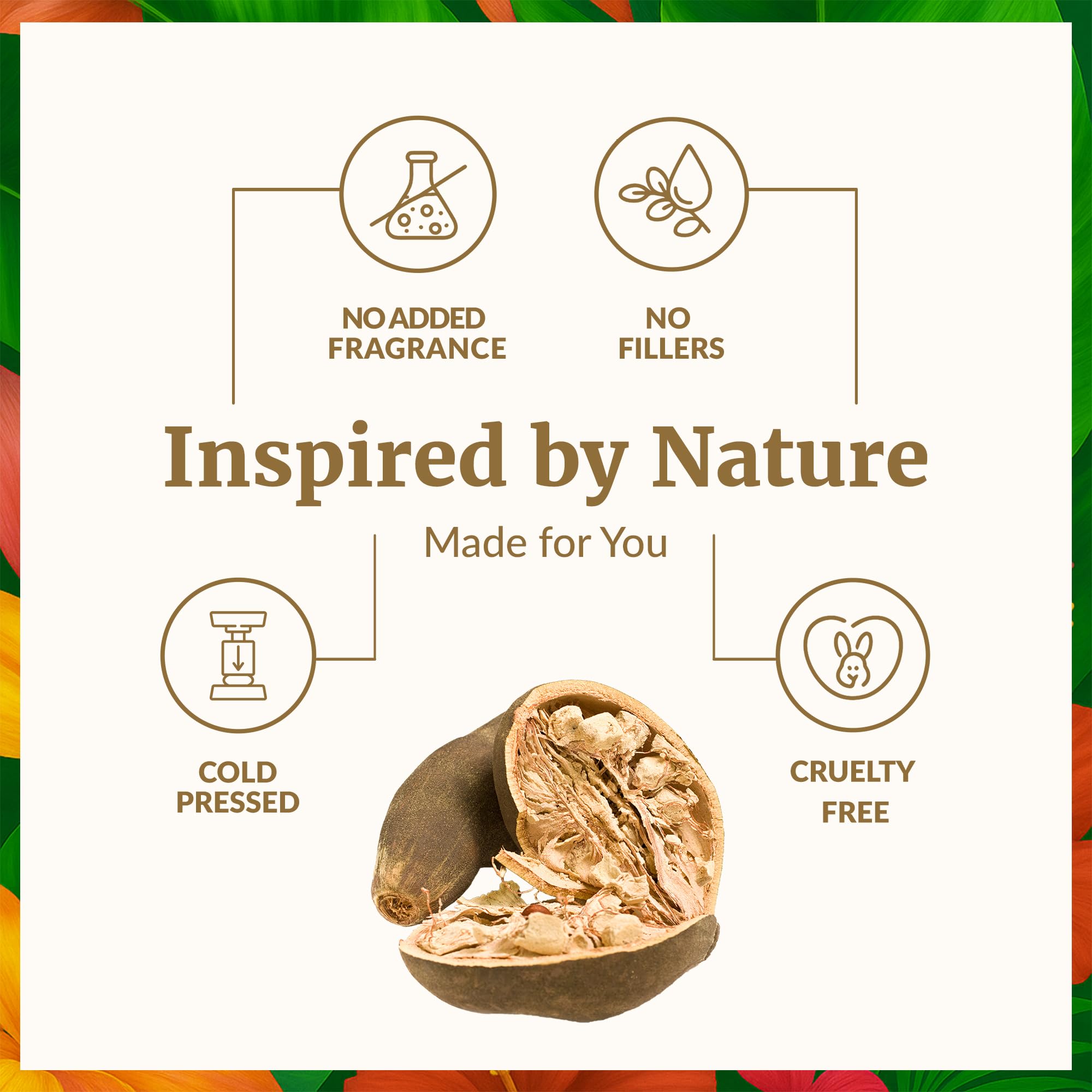 SVA ORGANICS textura brillante del aceite de baobab mostrando su suavidad