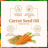 SVA ORGANICS textura del aceite de semilla de zanahoria, absorción ligera