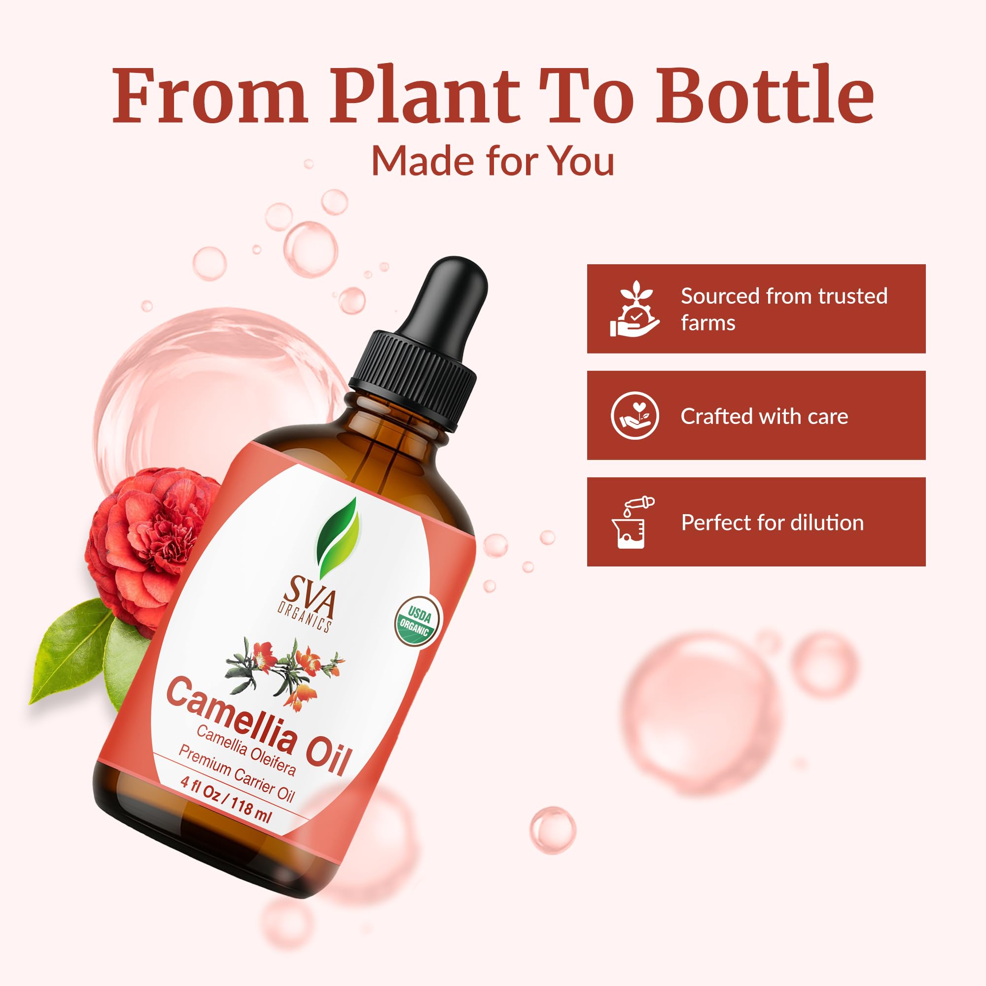SVA ORGANICS aplicación en cabello, uso como tratamiento capilar nutritivo