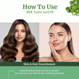 SVA ORGANICS aplicación en cejas y pestañas nutrición del vello y definición