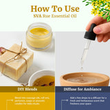 SVA ORGANICS junto a objeto de referencia para comparar tamaño de botella de 30 ml