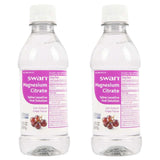 Swan botella frente muestra citrato de magnesio sabor uva, alivio rápido y conveniente