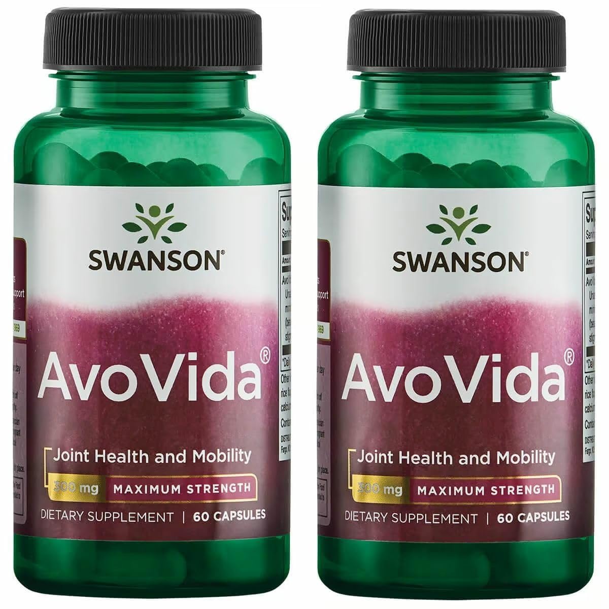 Swanson AvoVida vista frontal del envase mostrando la marca y beneficio articular