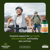 Swanson primer plano de softgel mostrando textura y fácil ingestión