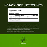 Swanson etiqueta con información nutricional visible y datos de calidad