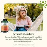 Swanson etiqueta con ingredientes y concentración de bioflavonoides al 50%