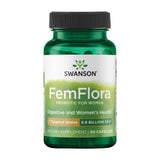 Swanson envase FemFlora frontal mostrando el producto y facilidad de uso