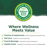 Swanson etiqueta nutricional y lista de ingredientes clara y confiable