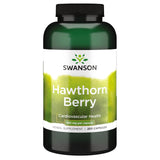 Swanson envase frontal Hawthorn Berry mostrando información clave y confianza