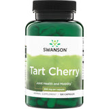 Swanson tarro frontal con cápsulas Tart Cherry, apoyo articular visible