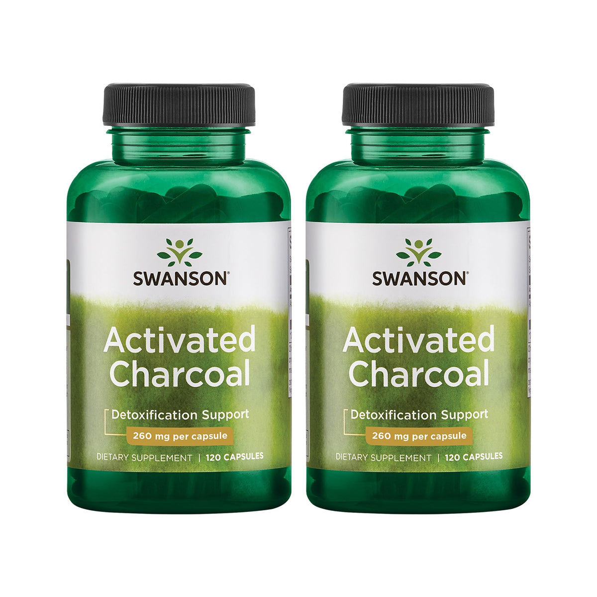 Swanson frasco frontal mostrando envase y dosis para confianza