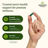 Swanson ingredientes saw palmetto y licopeno resaltando su aporte nutrimental