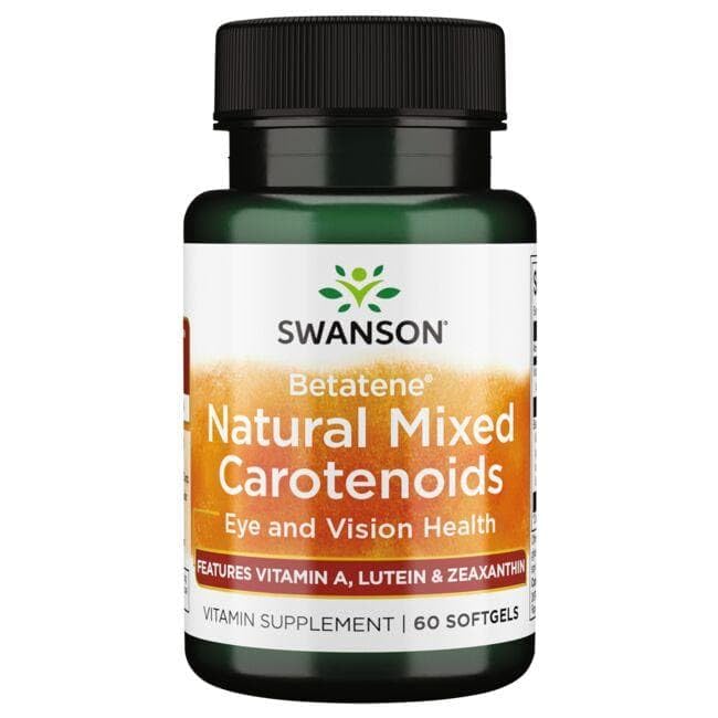 Swanson etiqueta con información nutricional y distintivos GMP y Non-GMO
