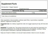 Swanson detalle de cápsula vegetal, fácil de tragar y sin rellenos