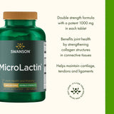 Swanson Microlactin frasco en mano para comparar escala y porción