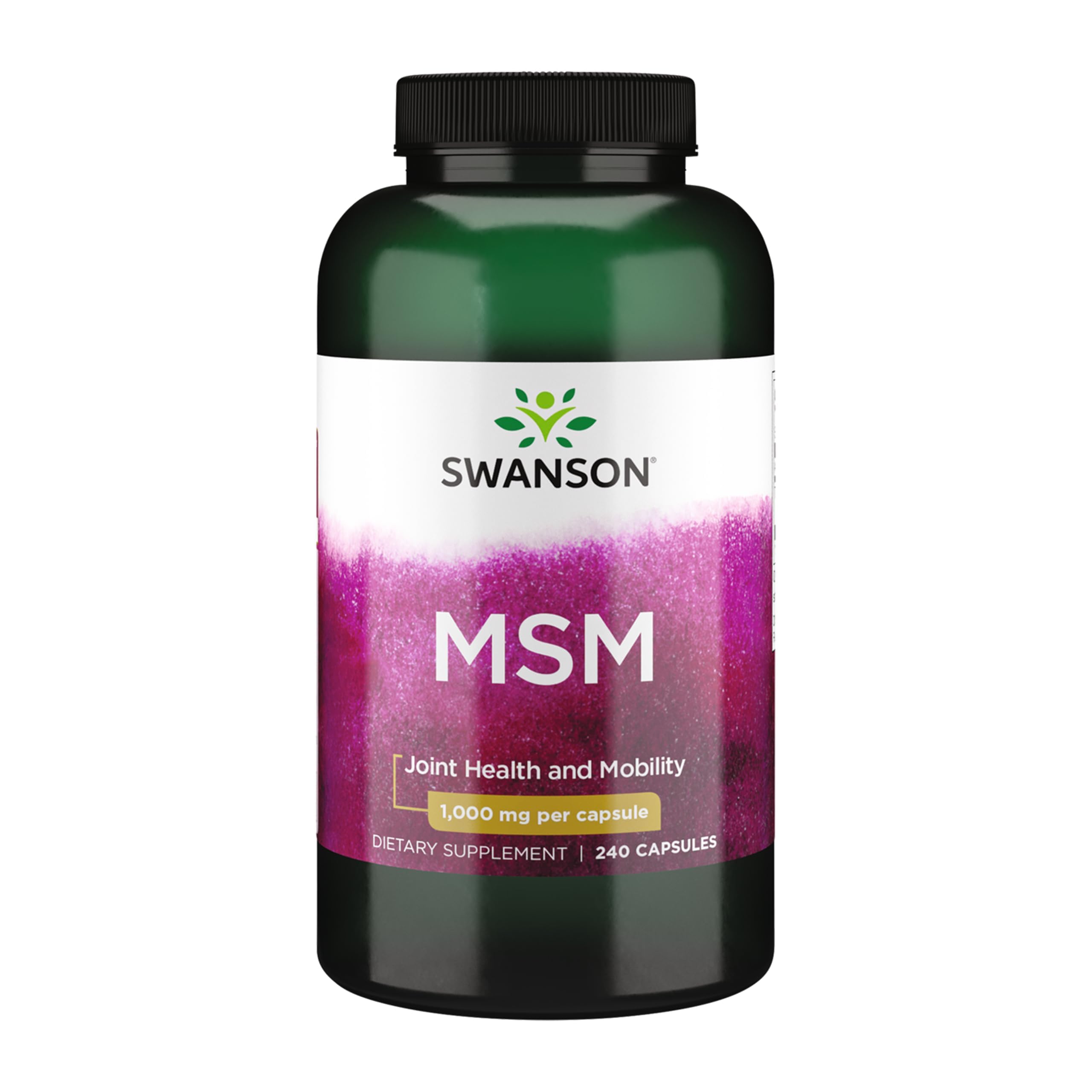 Swanson envase frontal mostrando 240 cápsulas y beneficios visibles