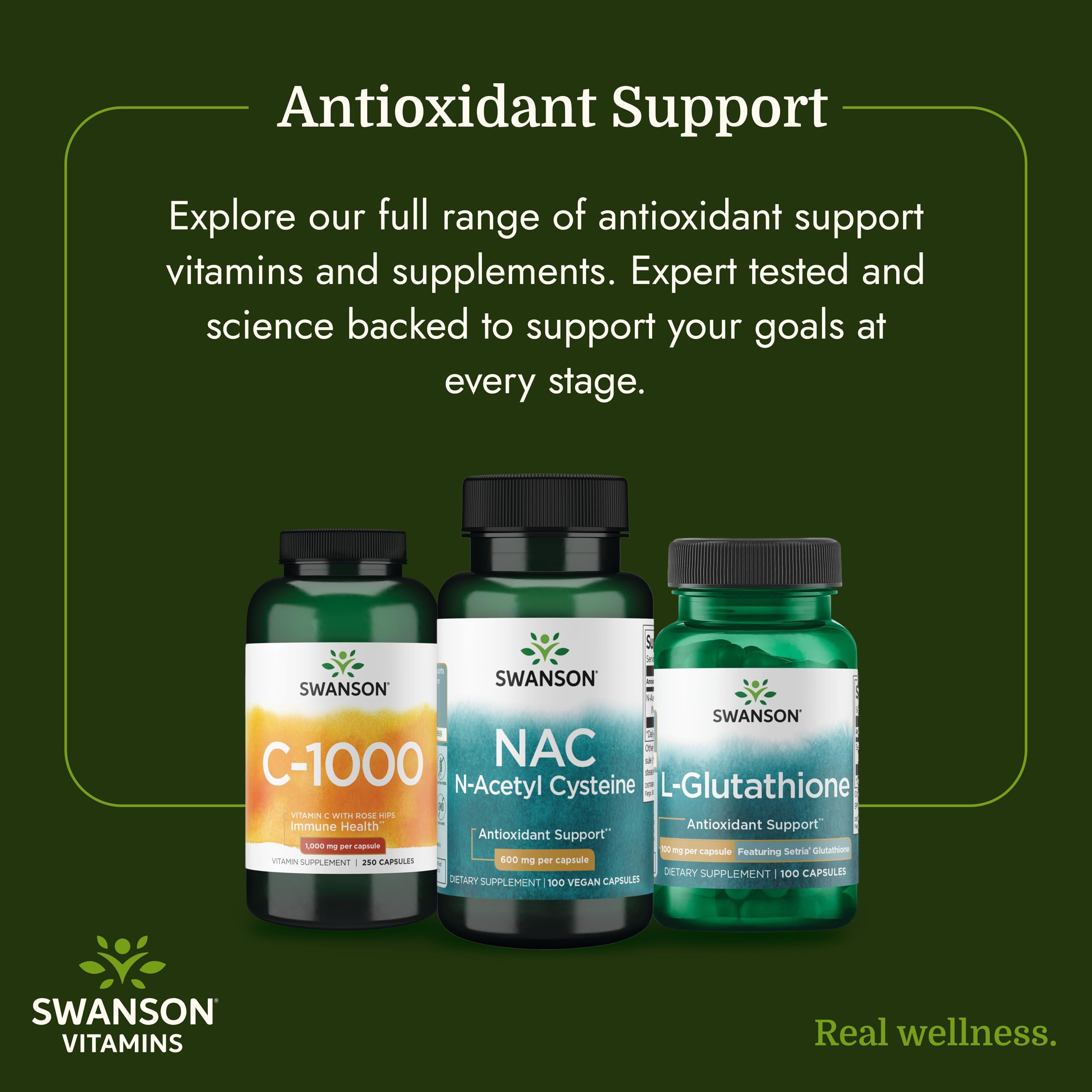 Swanson producto en cocina saludable para integrar NAC en rutina diaria