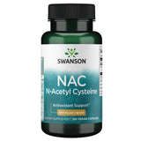 Swanson envase frontal mostrando NAC 600 mg y beneficio apoyo hepático
