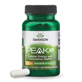 Swanson Peak ATP vista frontal del envase mostrando la marca y dosis beneficiosa