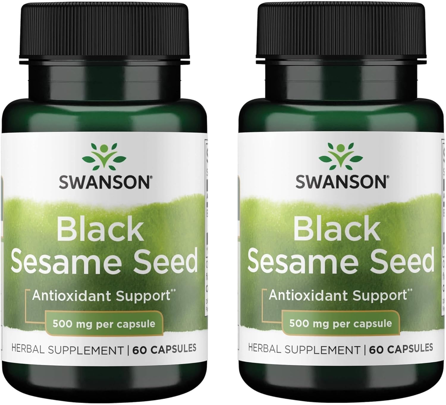 Swanson frasco frontal mostrando cápsulas y marca útil para identificar producto