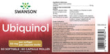 Cápsula de Swanson Ubiquinol en mano para comparar tamaño y facilidad de ingestión