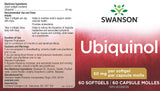Detalle de la cápsula blanda de Swanson Ubiquinol para visualizar textura y absorción
