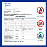Sweat & Soul certificado de análisis (COA) que respalda pruebas de terceros