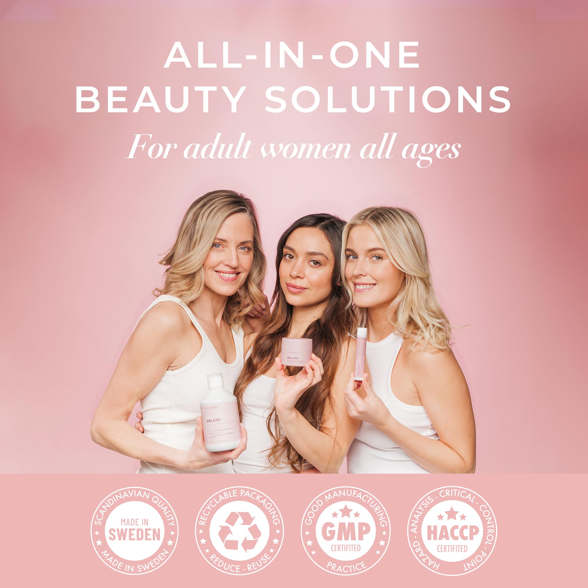 Swedish Collagen en ambiente lifestyle integrándose al ritual diario