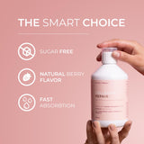 Swedish Collagen comparación de tamaño para entender el volumen