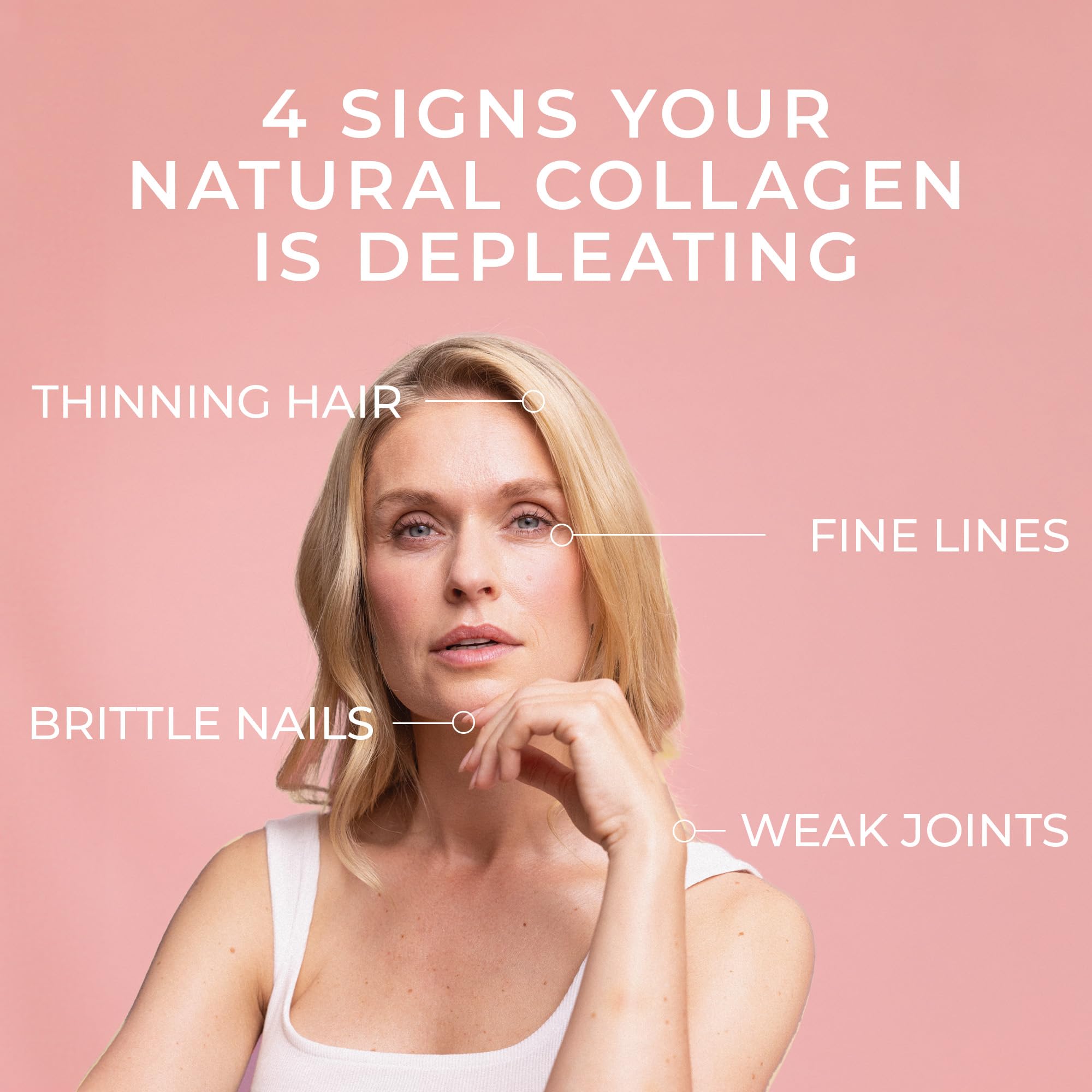 Swedish Collagen etiqueta con ingredientes clave para transparencia
