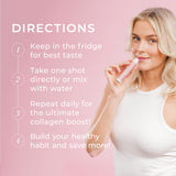 Swedish Collagen shot en mano fácil de consumir y portable