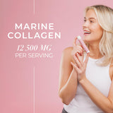 Swedish Collagen textura del líquido resaltando absorción rápida