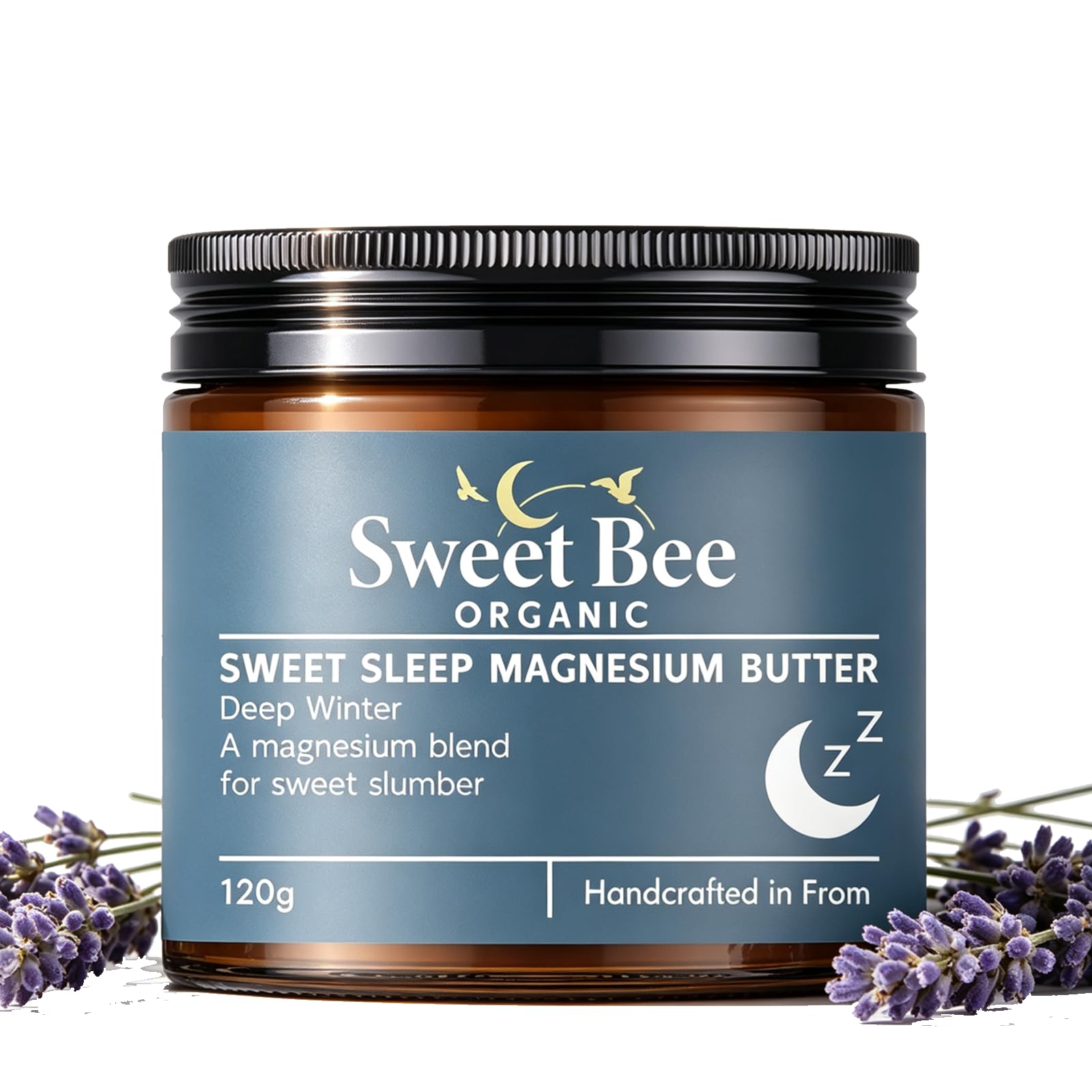 Sweet Bee Organic envase frontal mostrando diseño y beneficio relajante