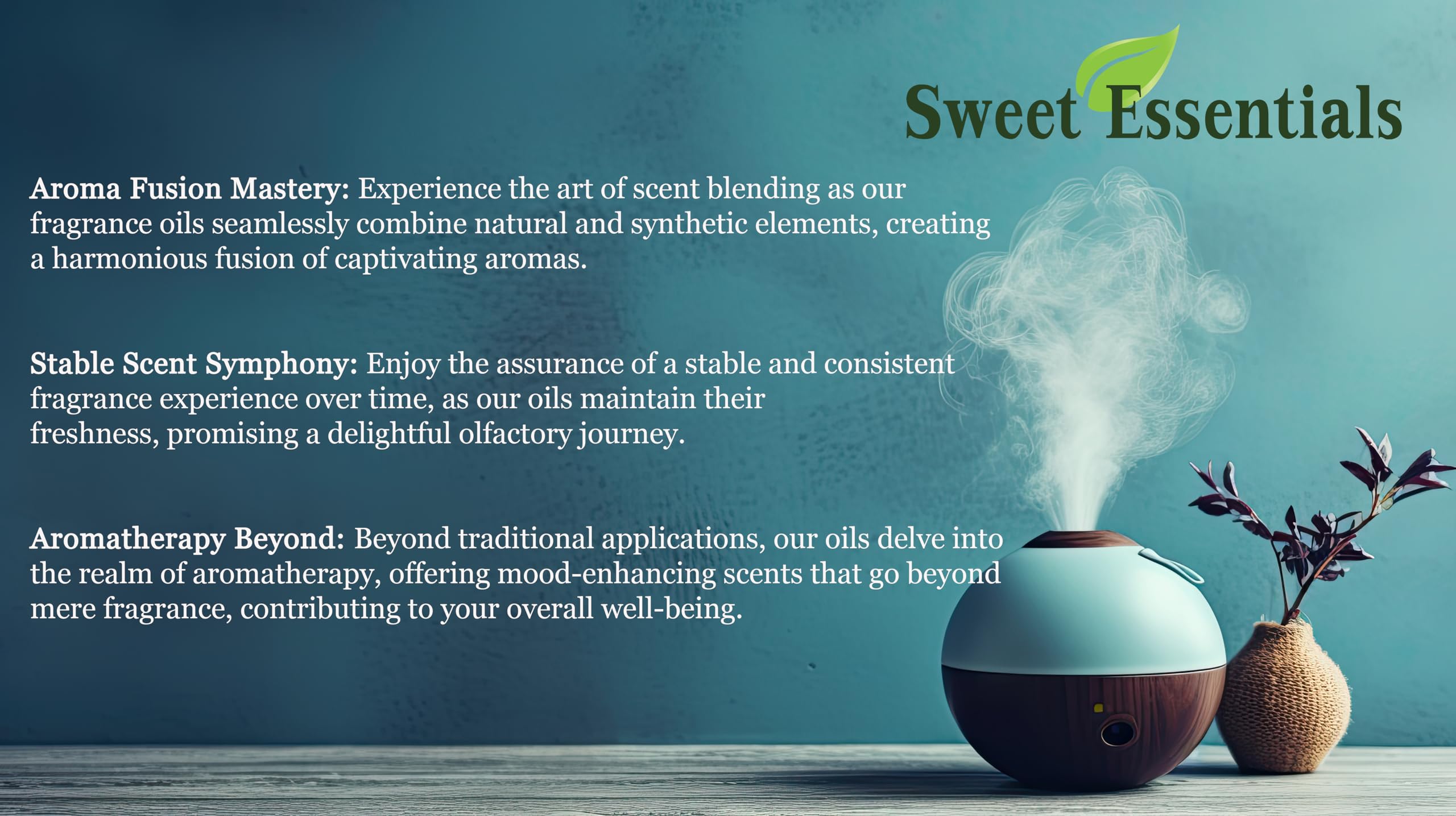 Sweet Essentials uso en difusor eléctrico para ambientar espacios de forma duradera