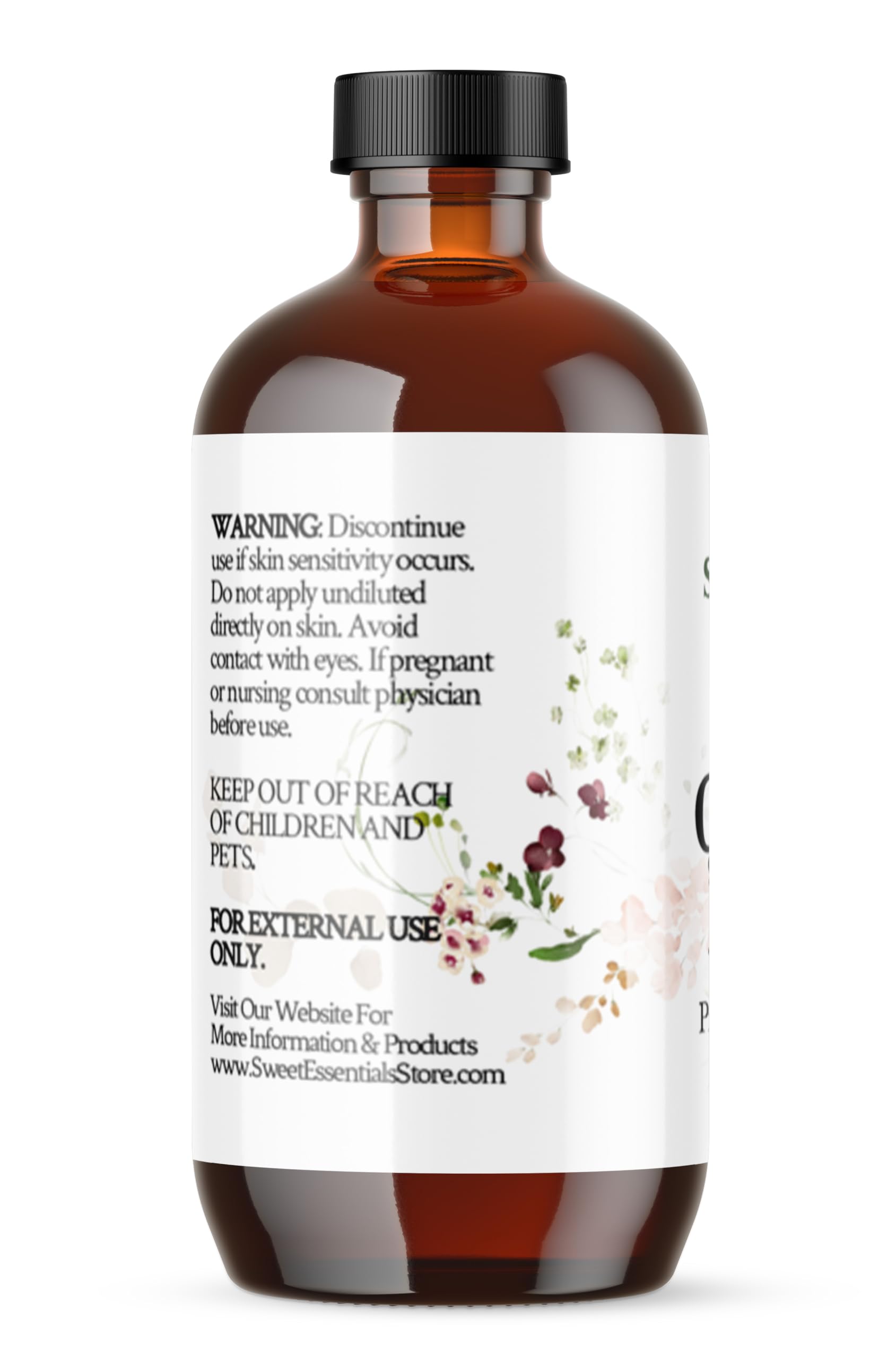 Sweet Essentials textura del aceite al gotear, muestra fácil mezcla y dosificación