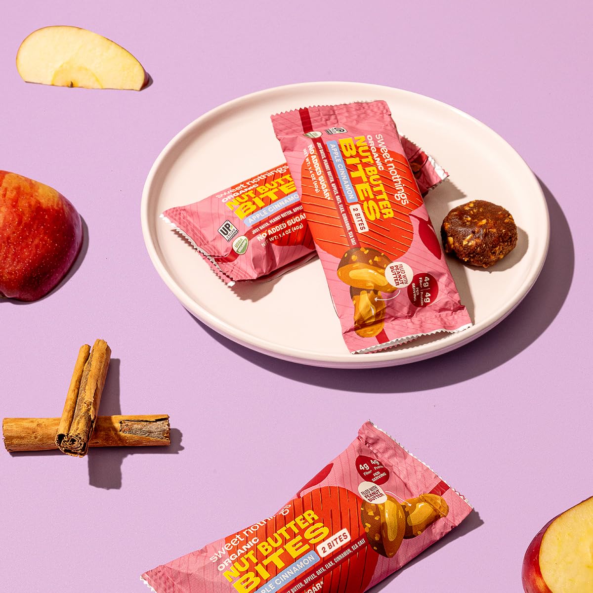Sweet Nothings display de variedades, opciones Apple Cinnamon y otros sabores