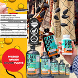 Sweet Sunnah Black Seed cápsulas en mano para tamaño y porción práctica