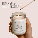 Sweet Water Decor etiqueta legible que comunica notas de aroma y origen