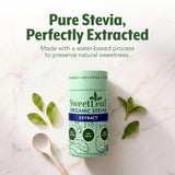 SweetLeaf comparación de tamaño del frasco para llevar y almacenamiento