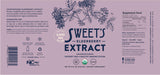 Sweet's Elderberry etiqueta USDA Organic visible que transmite confianza
