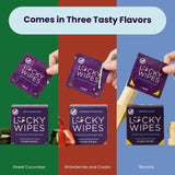 Sweetums Lucky Wipes fibras vegetales y componentes naturales, opción más responsable