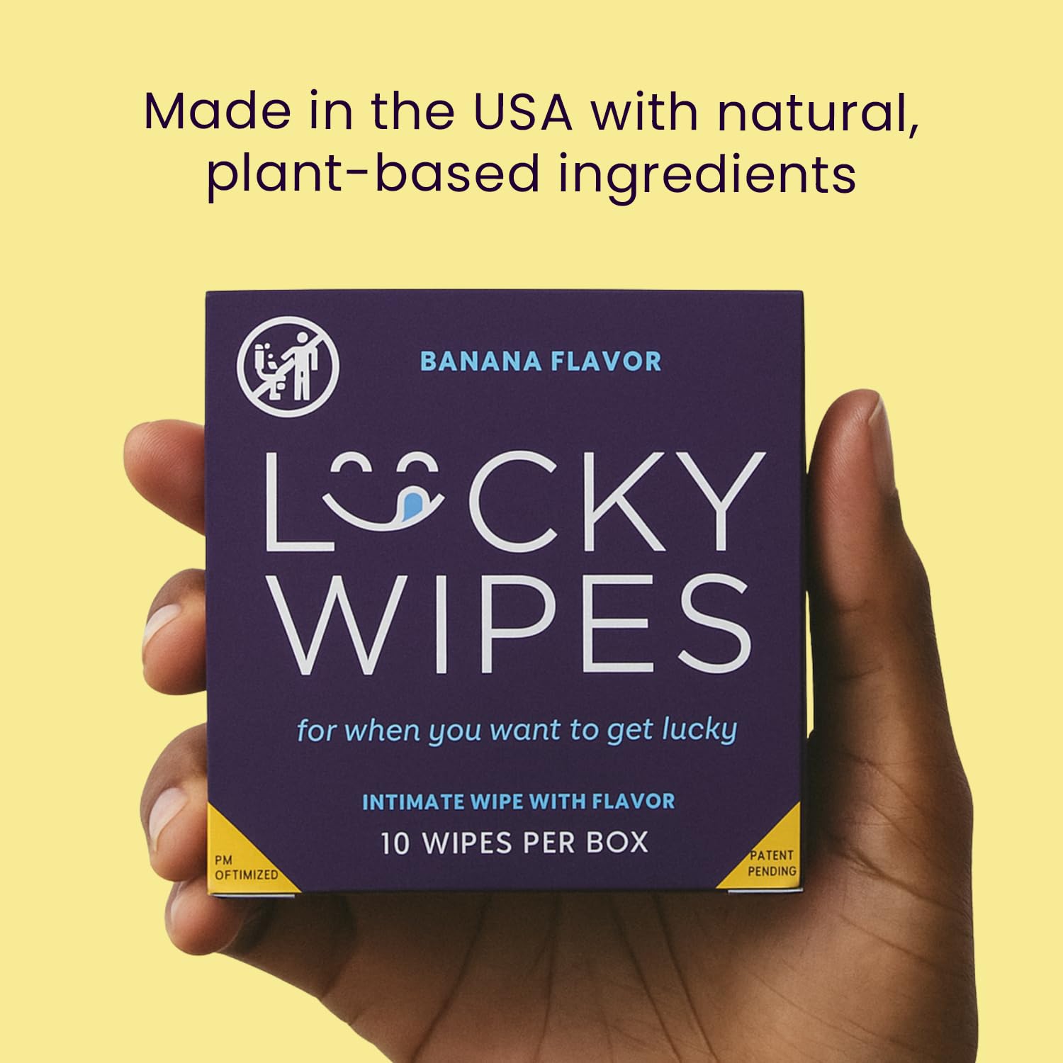 Sweetums Lucky Wipes uso para higiene íntima masculina, refresca y seca rápido