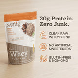 swiig cuchara llena de proteína, porción práctica y precisa