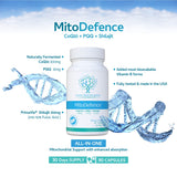 Swiss Bioenergetics etiqueta con ingredientes y afirmación de calidad