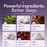 SWITCH cerca de cacao y cereza ácida resaltando ingredientes naturales