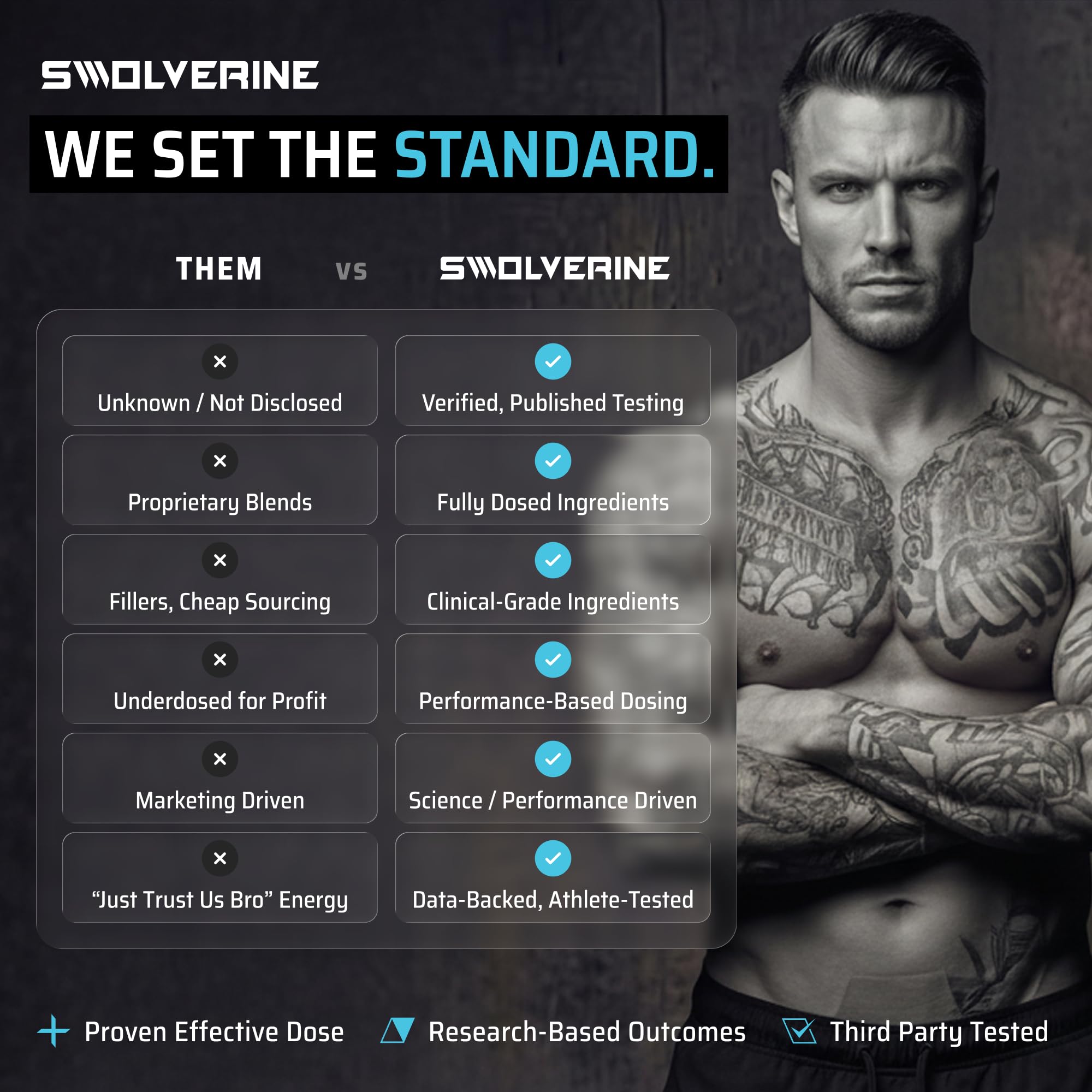 Swolverine creatina polvo micronizado textura fina para mejor disolución