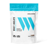 Swolverine envase frontal del aislado sabor chocolate con información clara