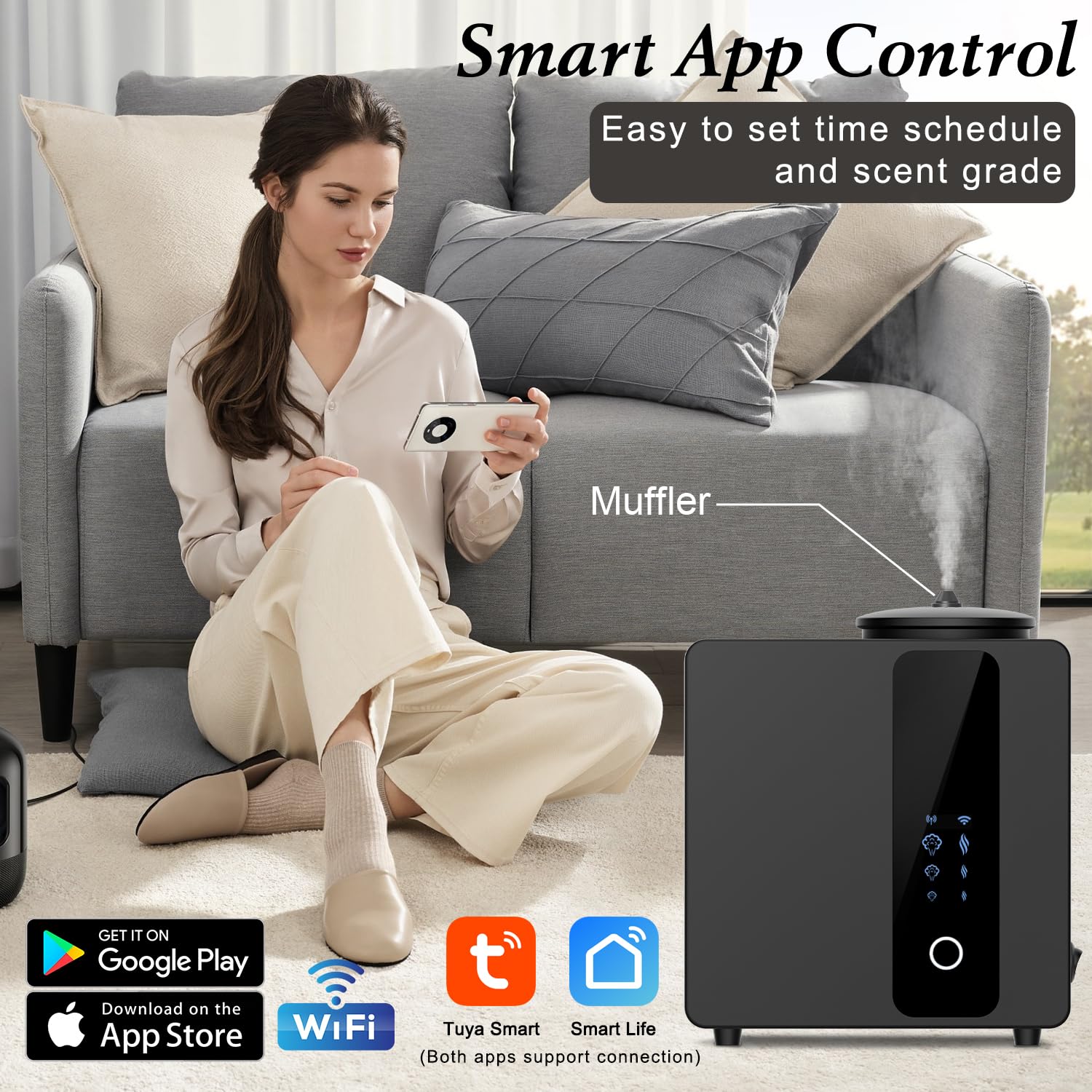 swuvuxo pantalla táctil para control rápido y ajustes precisos desde el panel