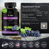 SYLAN polvo de resveratrol extraído de fuentes vegetales, concentración visible